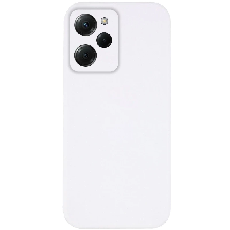 Чохол Silicone Case Lakshmi Plus з закритою камерою на Xiaomi Redmi Note 12 Pro 5G – Білий / White. Фото 1 з 6