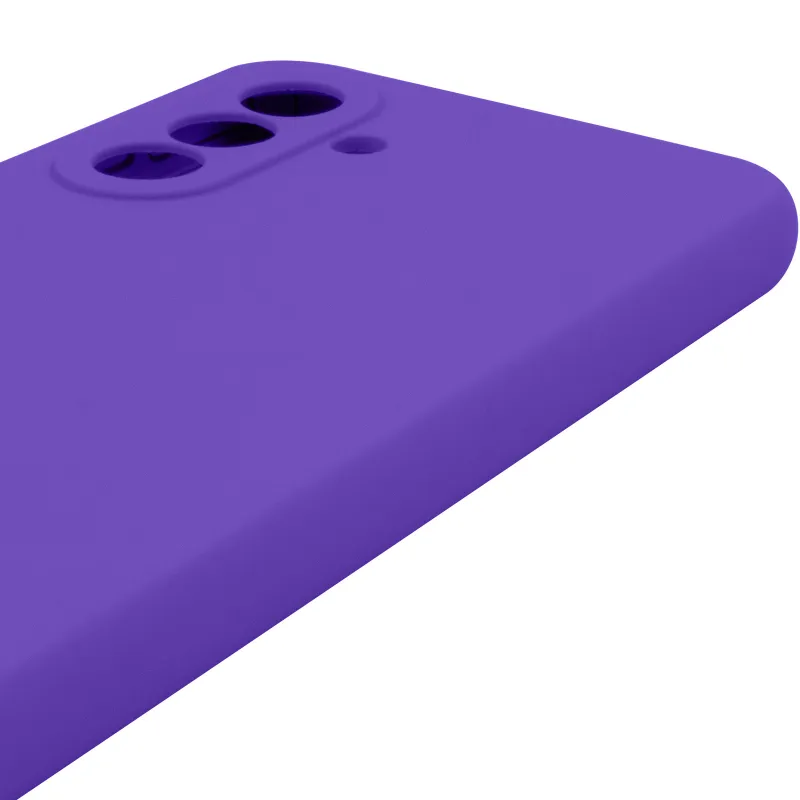 Чохол Silicone Case Lakshmi Premium із закритою камерою для Samsung Galaxy A56 5G – Фіолетовий / Amethyst. Фото 9 з 16