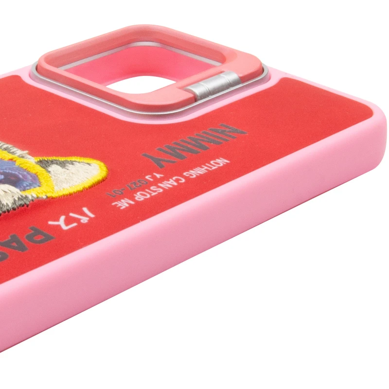 TPU+PC чохол з тваринами для Samsung Galaxy A06 – Pink Dog. Фото 7 з 16