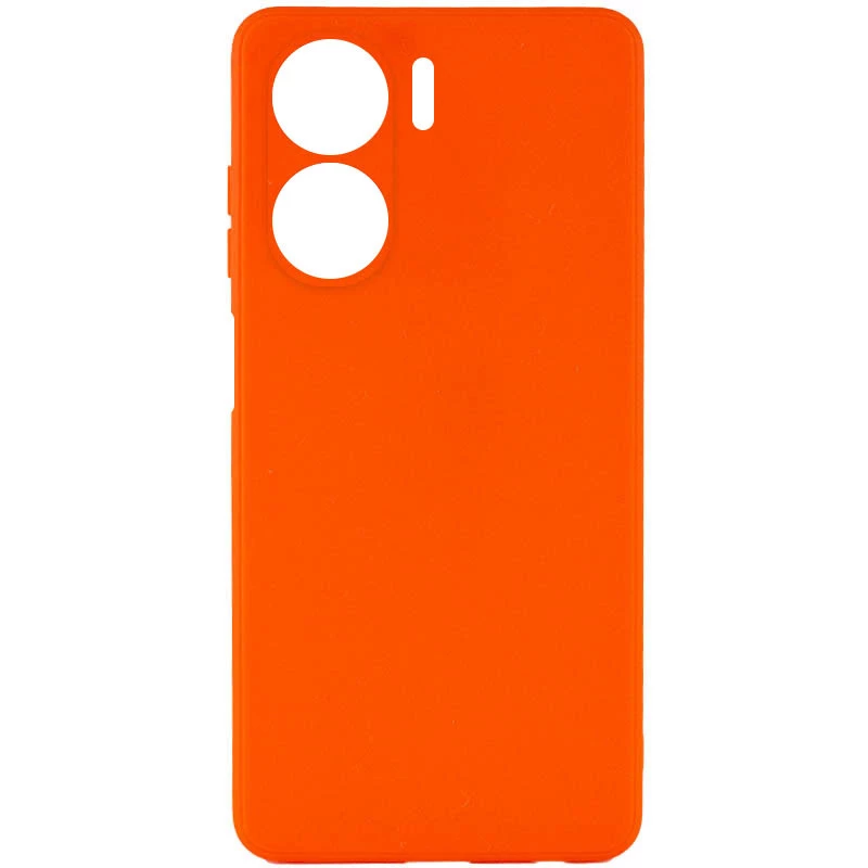 

Кольоровий силіконовий чохол із захистом камери на Xiaomi Redmi 13C (Помаранчевий / Orange)