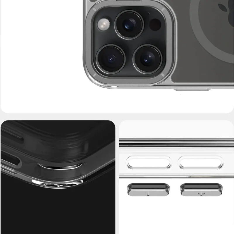 Чехол TPU Space Case Apex with Magnetic Fit для Apple iPhone 13 Pro (6.1") – Grey. Фото 3 из 7