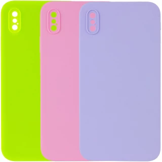 Чохол Silicone Case Square L з захистом камери на Apple iPhone XS фото 1 з 1