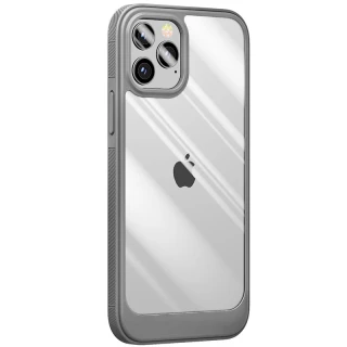 Силіконовий чохол з щільним обідком на Apple iPhone 15 Pro (6.1") — Grey