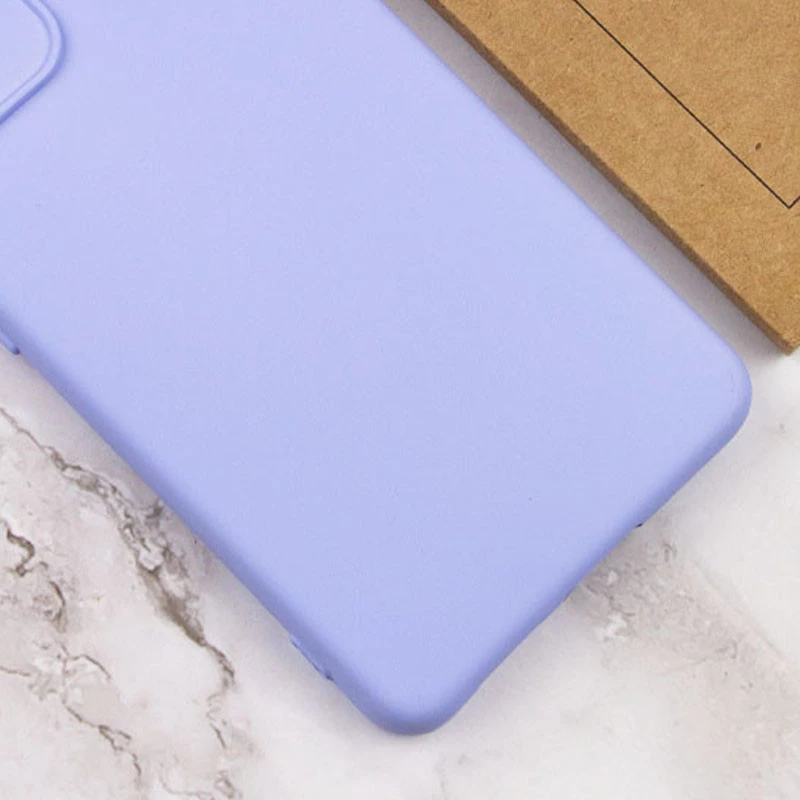 Чохол Silicone Case Lakshmi Premium з закритою камерою на Xiaomi Redmi Note 12 4G – Бузковий / Dasheen. Фото 6 з 8
