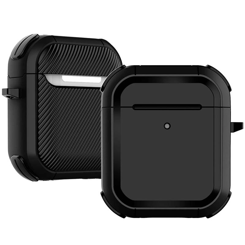 Футляр протиударний Black ed. для навушників Airpods 1/2 – Black. Фото 1 з 1