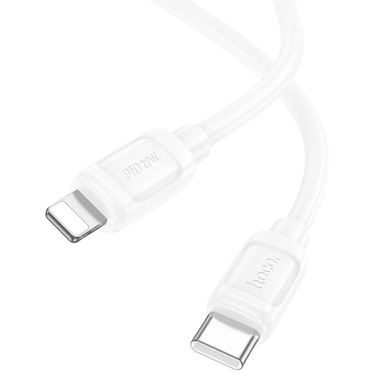 Дата кабель Hoco X115 Surpass Type-C to Lightning 27W (1m) – White. Фото 3 з 5