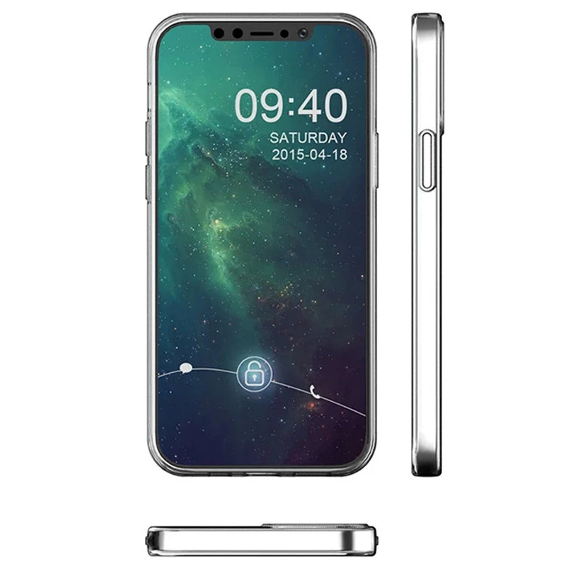 Ультратонкий силиконовый чехол 1 мм для Apple iPhone 13 mini (5.4") – Бесцветный (прозрачный). Фото 4 из 5