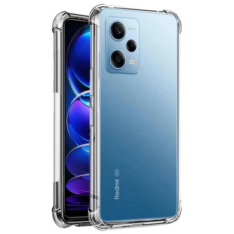 

Силиконовый чехол с крытыми бортами для Xiaomi Redmi Note 12 5G (Бесцветный (прозрачный)), Безбарвний (прозорий)