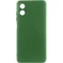 Кольоровий силіконовий чохол GETMAN із закритою камерою для Motorola Moto G04 – Зелений / Dark green. Фото 1 з 2