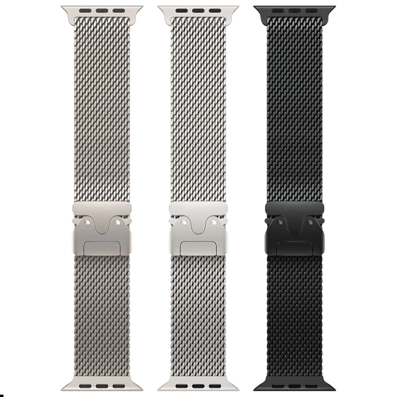 Ремінець Hoco WA33 Original series umbrella buckle Milanese steel strap для Apple watch 38/40/41/42mm фото 1 з 1