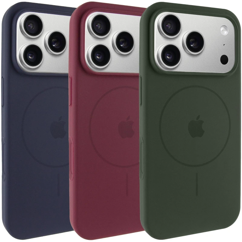 Чохол Silicone Case Full Protective (AA) V2 with MagSafe для Apple iPhone 17 Pro Max (6.9") фото 3 з 3