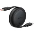 Дата кабель Baseus Free2Pull Mini Retractable Type-C to Type-C 60W (1m) (P10364500) – Cluster Black. Фото 2 з 4