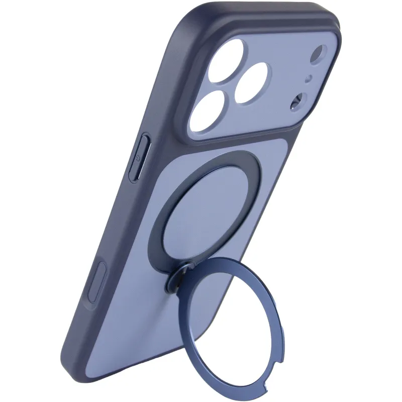 Чехол Ummi Full Camera with Magnetic Fit HQ Ring для Apple iPhone 17 Pro Max (6.9") – Синий / Navy Blue. Фото 4 из 7
