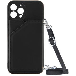 Чехол Frontalka с отсеком для карточек с защитой камеры для Apple iPhone 15 Pro (6.1") фото 1 из 4