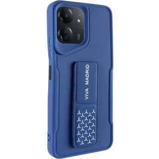 Чехол Вива с ремешком для Xiaomi Redmi 13C — Dark Blue