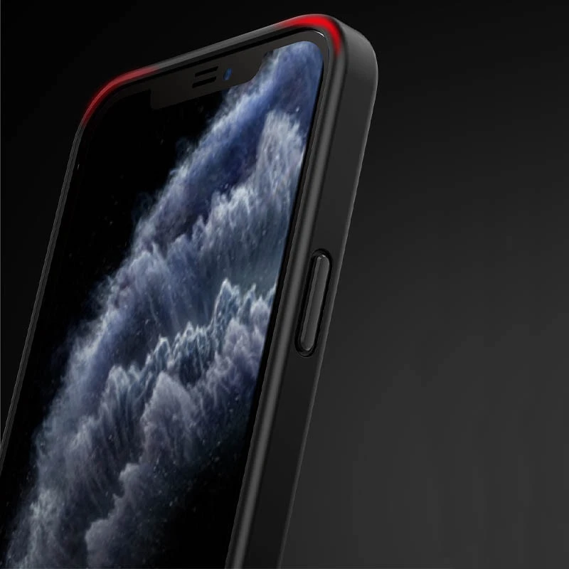 TPU+PC з металевими кнопками та MagSafe на Apple iPhone 12 Pro (6.1") – Чорний / Black. Фото 4 з 5