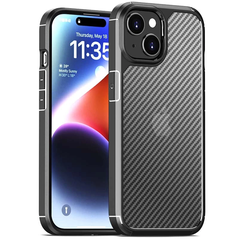 Ребристый чехол для Apple iPhone 15 Plus (6.7") фото 1 из 1