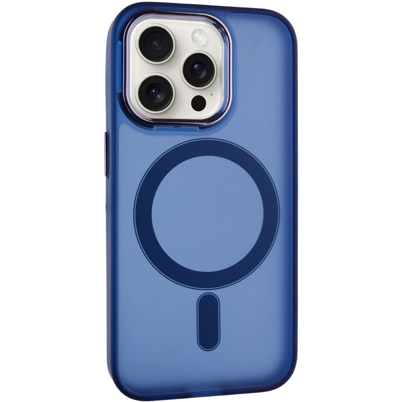 Кольоровий TPU+PC з MagSafe на Apple iPhone 12 Pro Max (6.7") – Deep Navy. Фото 3 з 11