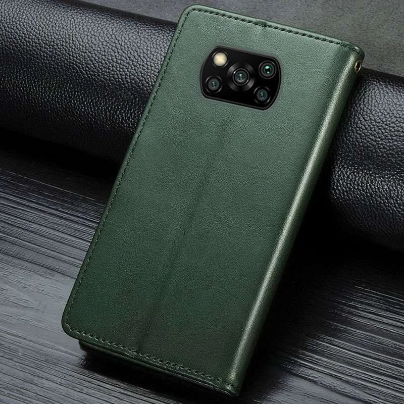 Чохол-книжка GETMAN галант на Xiaomi Poco X3 NFC / Poco X3 Pro – Зелений. Фото 5 з 5