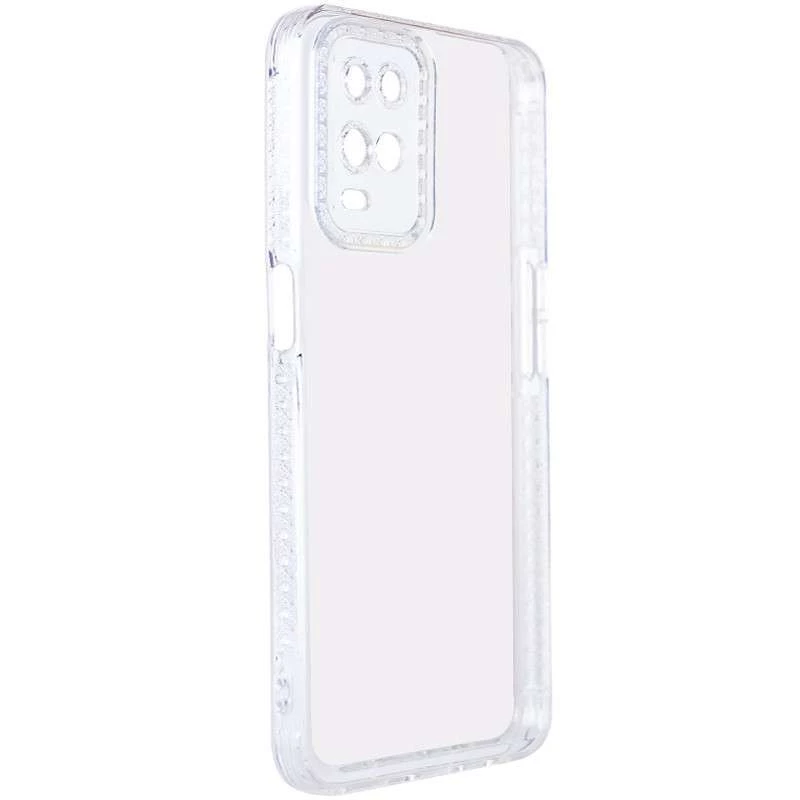 

Силиконовый чехол с узором на Oppo A54 4G (Прозрачный), Прозорий