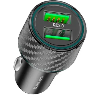 АЗП Borofone BZ21A Brilliant QC3 total 36W (2USB-A) фото 1 з 3