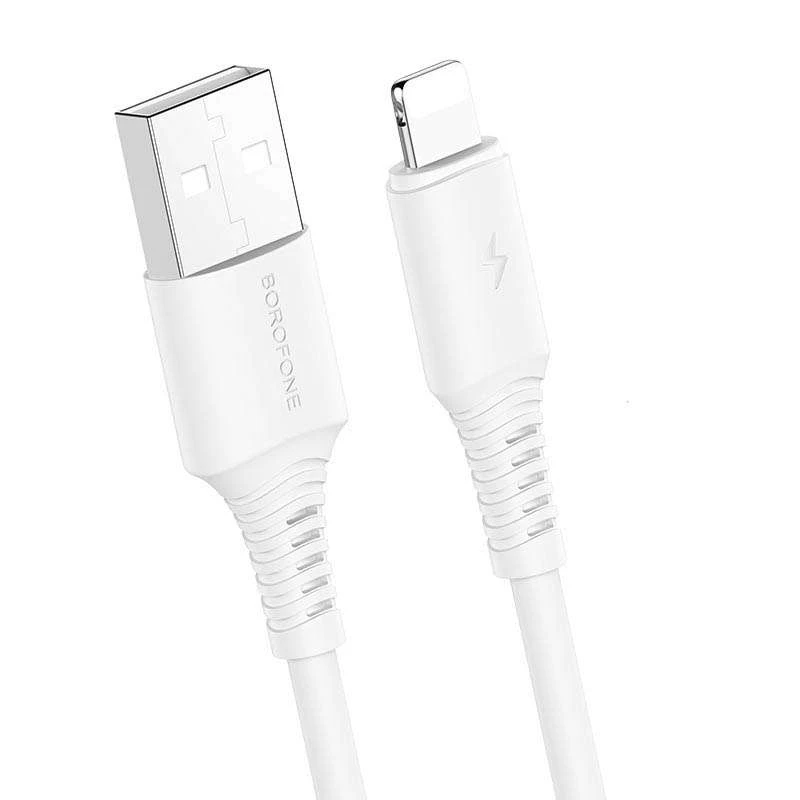 

Дата кабель Borofone BX47 Coolway USB to Lightning (1m) (Білий)