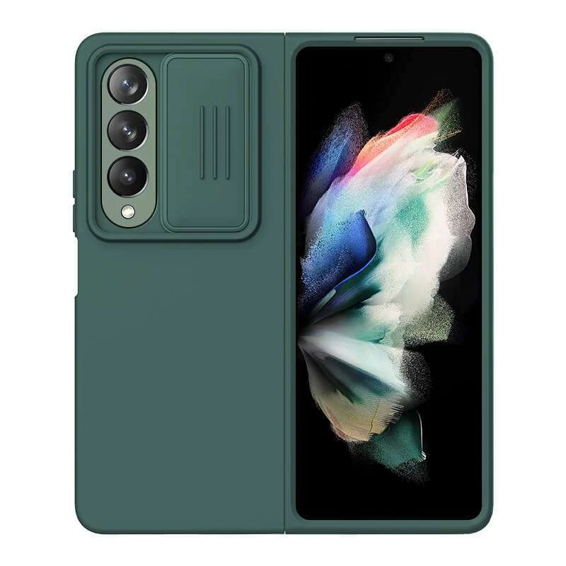 

Силиконовая накладка Nillkin Camshield Silky для Samsung Galaxy Z Fold4 (Dark green)