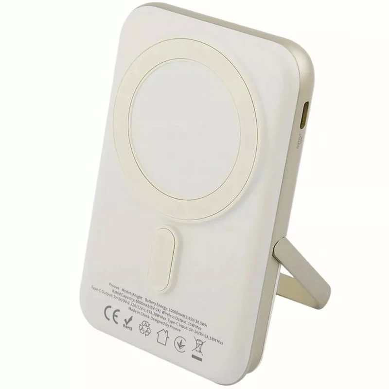 Портативний ЗП Power Bank Proove Proove Knight 20W з БЗП 10000mAh – Biege. Фото 2 з 4