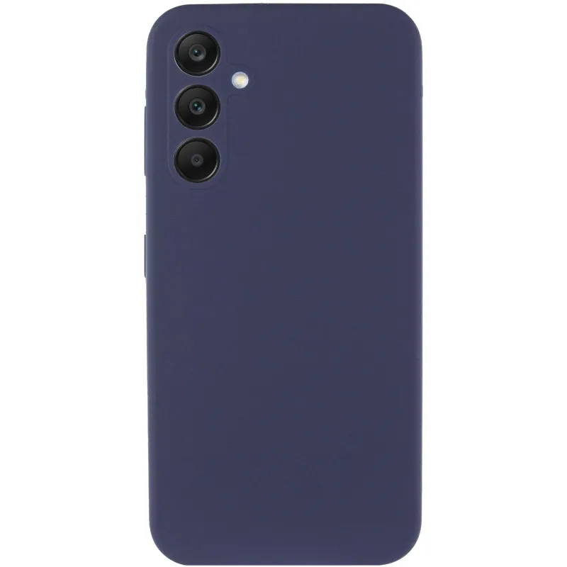 Чехол Silicone Case Lakshmi Premium з закритою камерою на Samsung Galaxy S26 FE – Темно-синий / Midnight blue. Фото 2 из 3