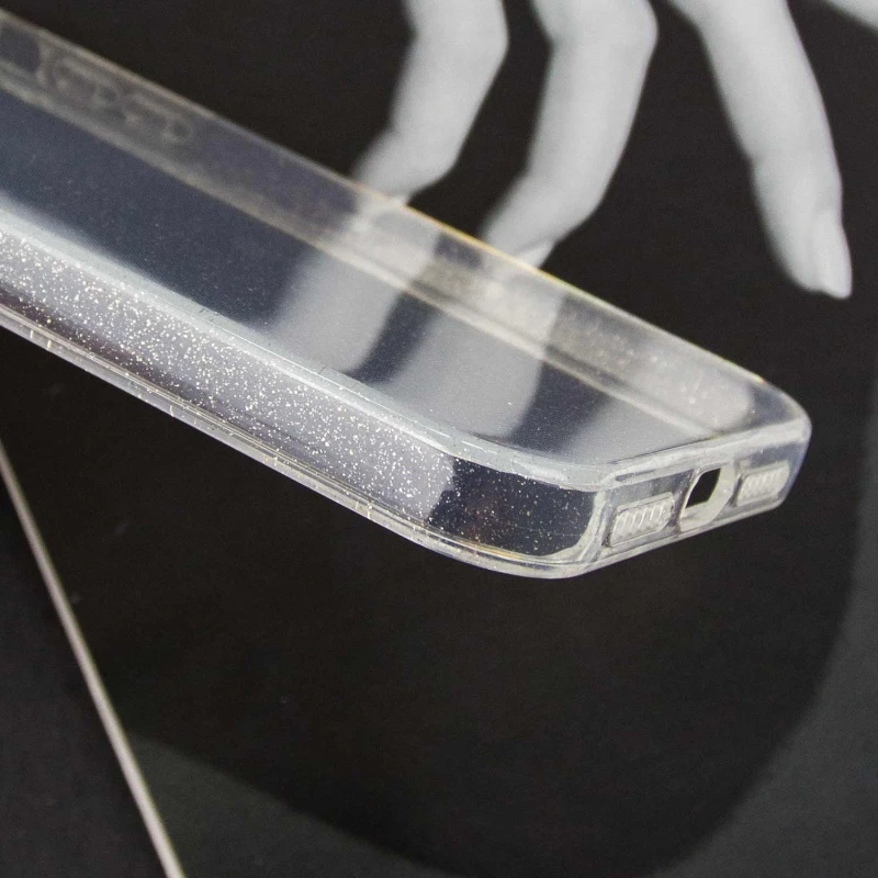 Прозорий чохол з блискітками Apple iPhone X (5.8") – Clear. Фото 10 з 12