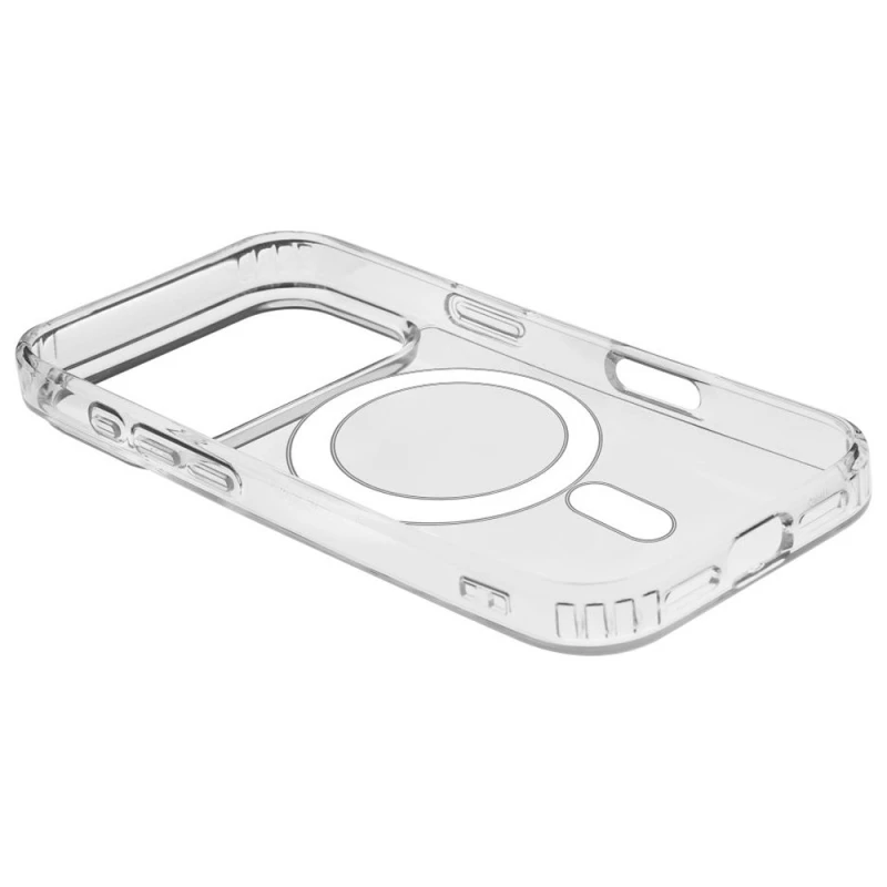 Прозрачный TPU чехол с MagSafe на Apple iPhone 17 Pro (6.3") – Clear. Фото 14 из 19