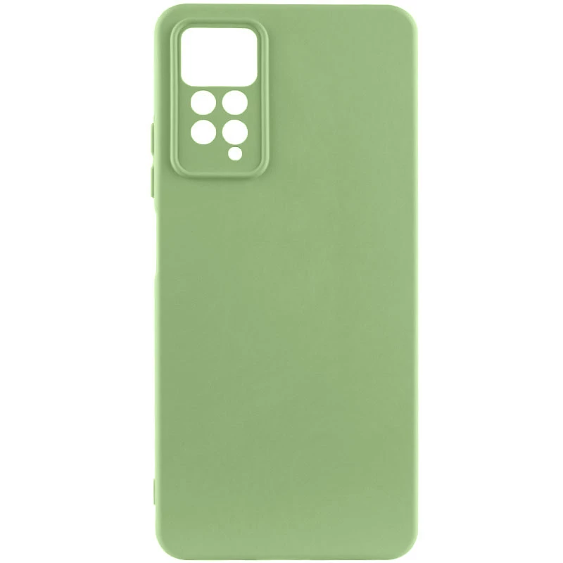 

Чехол Silicone Case Lakshmi с закрытой камерой для Xiaomi Redmi Note 11 Pro 4G/5G (Зеленый / Pistachio), Зелений / pistachio