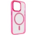 Силіконовий чохол Iris с MagSafe на Apple iPhone 13 Pro (6.1") – Малиновий. Фото 3 з 8