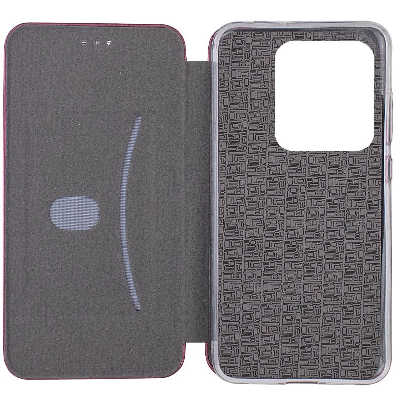 Чохол-книжка класичний на Infinix Hot 40 – Бордовий. Фото 3 з 3
