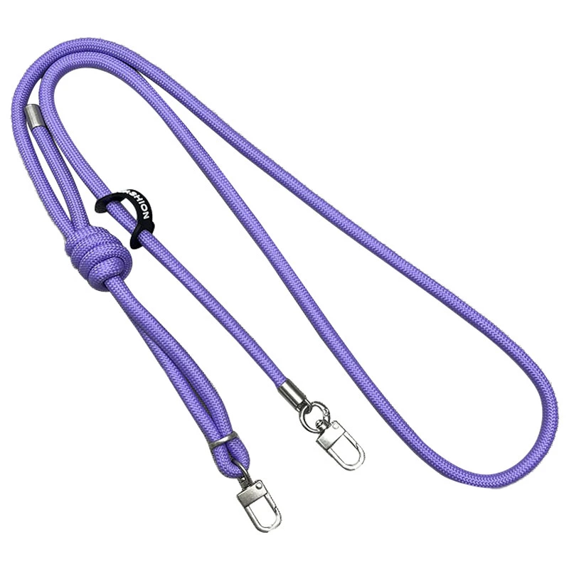 Шнурок с двумя креплениями (8мм) 150см – Lilac. Фото 2 из 4