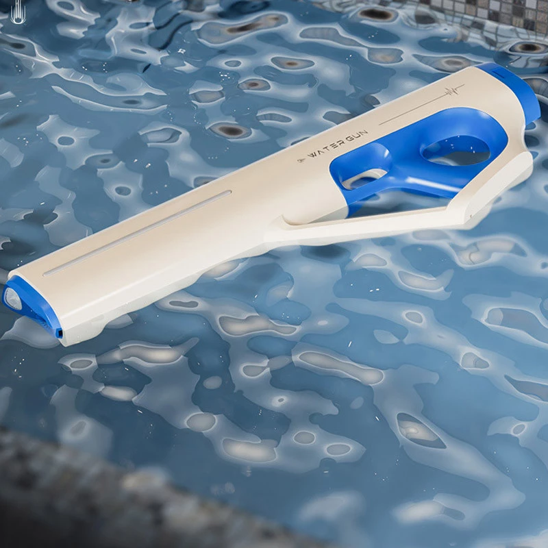Водный аккумуляторный автомат Water Gun 185-66 (400ml) with lithium battery – White / Blue. Фото 4 из 5
