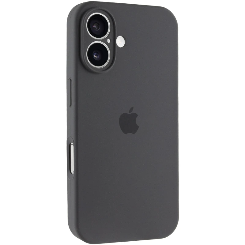 Чохол Silicone Case з захистом камери на Apple iPhone 17 (6.3") – Сірий / Dark Gray. Фото 1 з 3