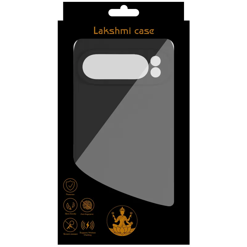 Чохол Silicone Case Lakshmi Premium із закритою камерою для Google Pixel 9 Pro XL – Чорний / Black. Фото 6 з 9