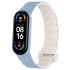 Ремінець Dual-color Magnetic для Xiaomi Mi Band 9/8 – Lilac Blue / White. Фото 1 з 8
