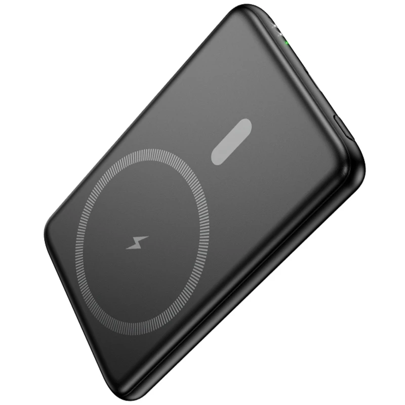 Портативний ЗП Power Bank Hoco J140A Tony ultra-thin PD20W з БЗП 5000 mAh – Black. Фото 2 з 4