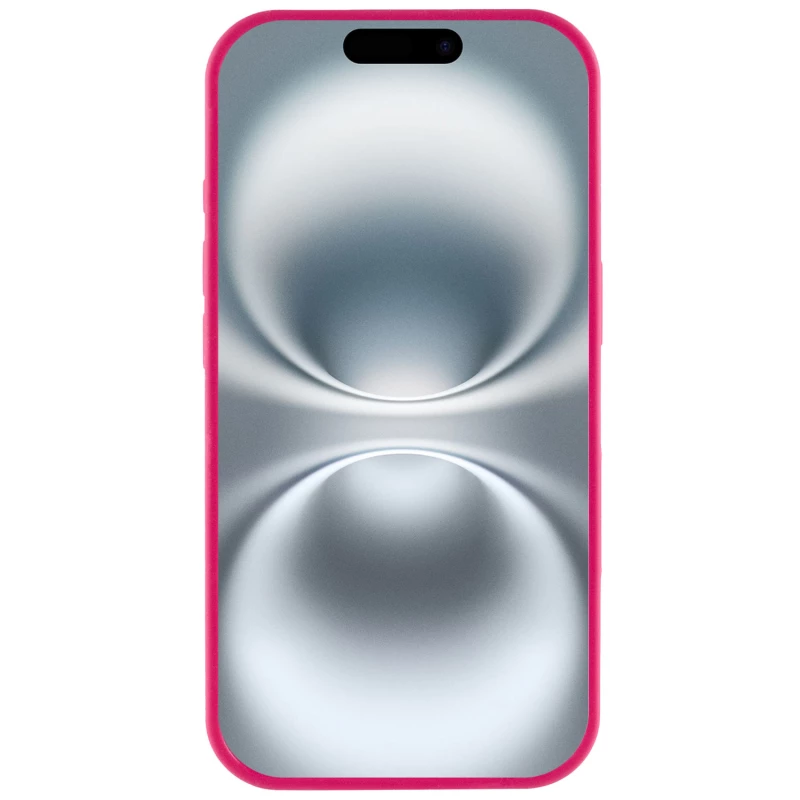 Чехол Silicone Case с защитой камеры для Apple iPhone 17e (6.1") – Красный / Rose Red. Фото 2 из 4