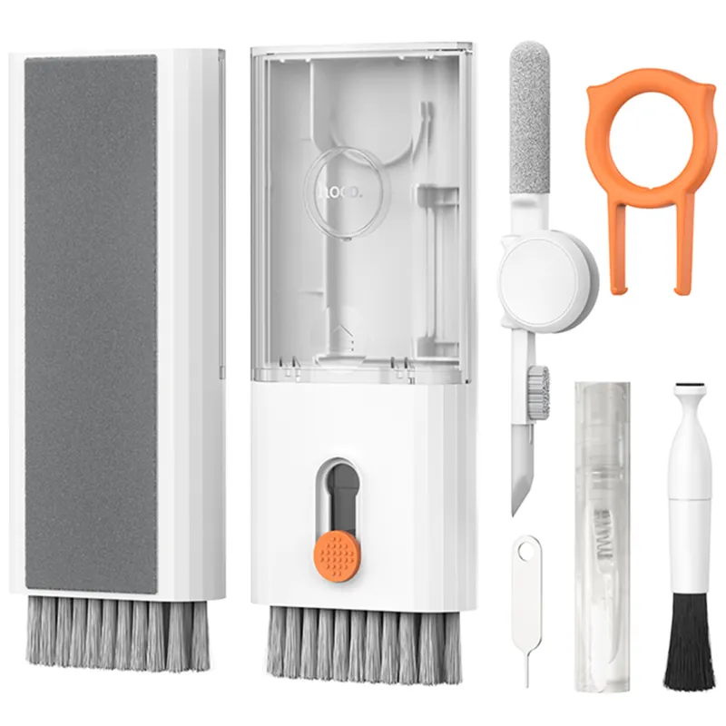 Набір для очищення гаджетів Hoco UT2 Mr. Gadget 10in1 – White. Фото 3 з 6