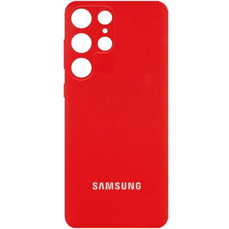 

Чохол Silicone Case з закритим низом та захистом камери на Samsung Galaxy S23 Ultra (Червоний / Red)