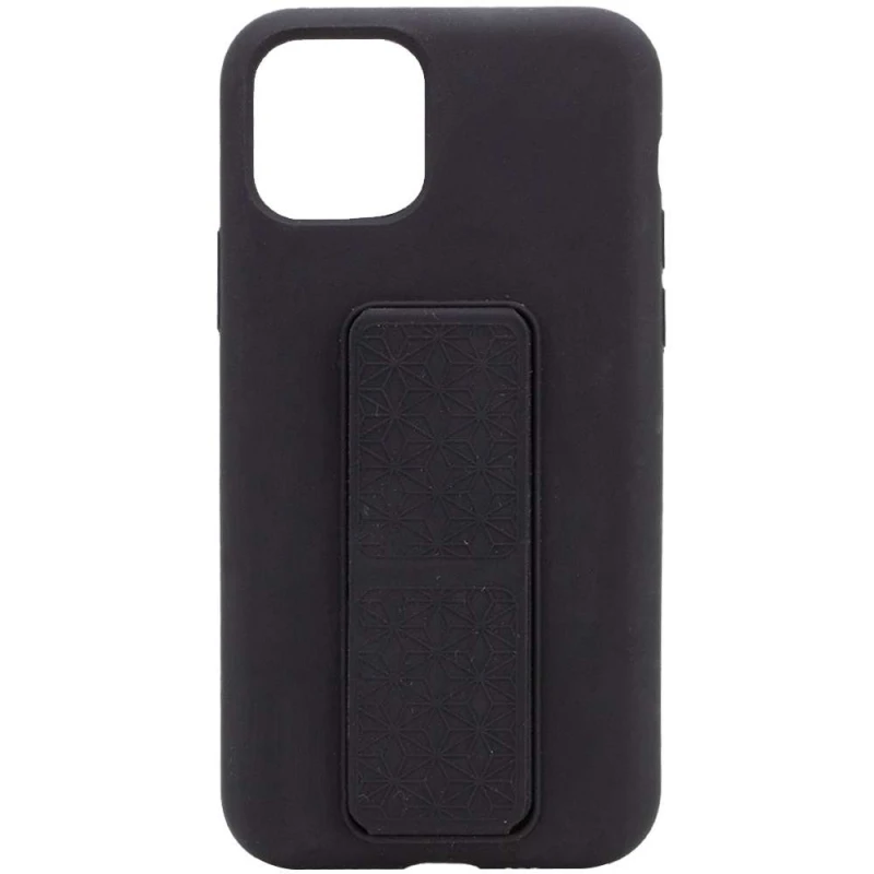 

Чохол Silicone Case з тримачем на Apple iPhone 11 Pro Max (6.5") (Чорний / Black)