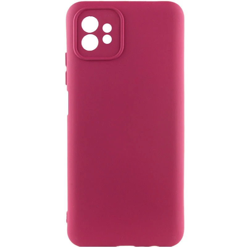 

Чехол Silicone Case Lakshmi с закрытой камерой для Motorola Moto G32 (Бордовый / Marsala), Бордовий / marsala