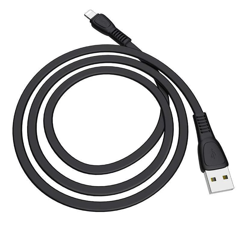 

Дата кабель Hoco X40 Noah USB to Lightning (1m) (Чорний)