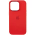 Чехол Silicone Case с металлическими кнопками для Apple iPhone 14 Pro Max (6.7") – Красный / Red. Фото 3 из 9