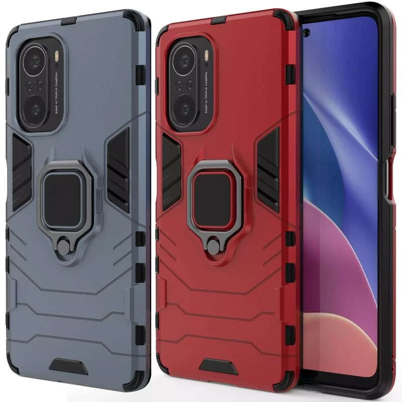 

Протиударний чохол Transformer з кільцем на Xiaomi Redmi K40 / K40 Pro / K40 Pro+ / Poco F3