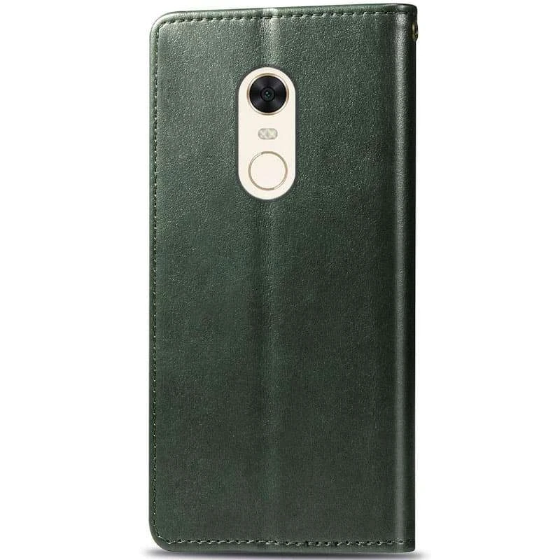 Чохол-книжка GETMAN галант на Xiaomi Redmi 5 Plus / Redmi Note 5 (Single Camera) – Зелений. Фото 4 з 4