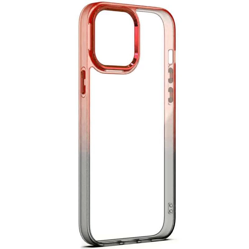 

Силіконовий чохол фреш на Apple iPhone 13 Pro Max (6.7") (Чорний / Червоний)